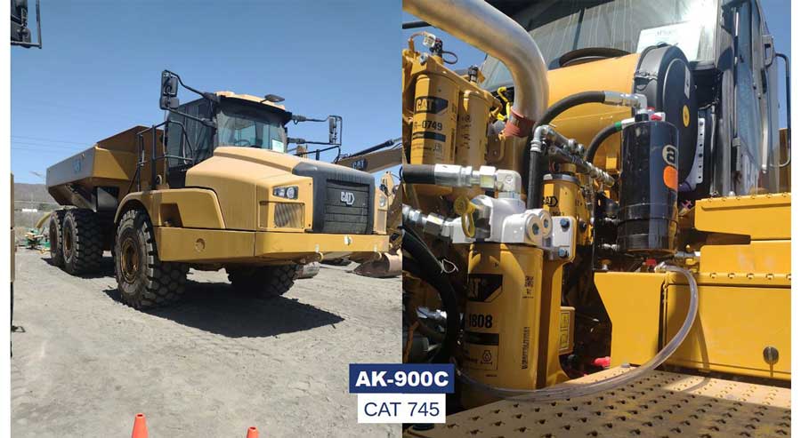 CAT 745 AK 900C