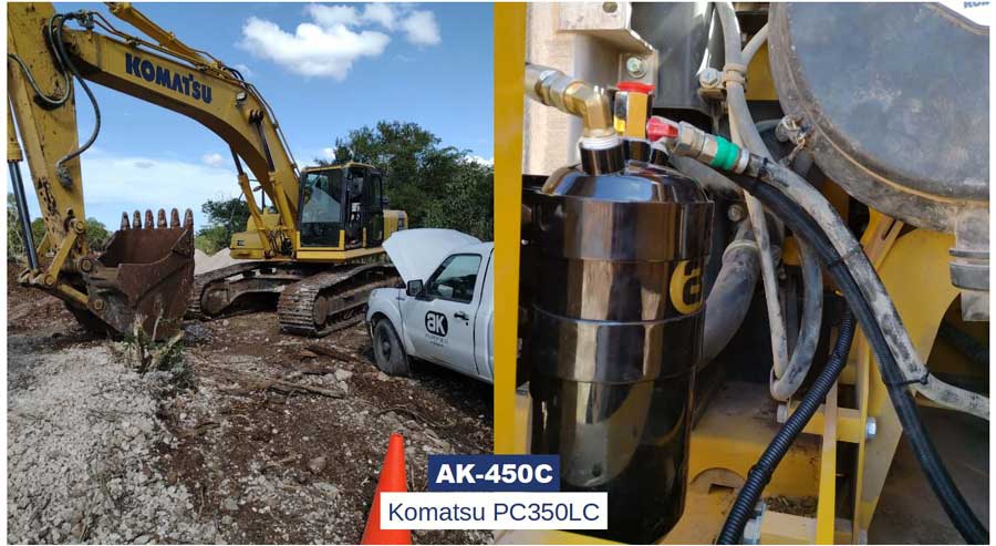 KOMATSU PC350LC AK450C
