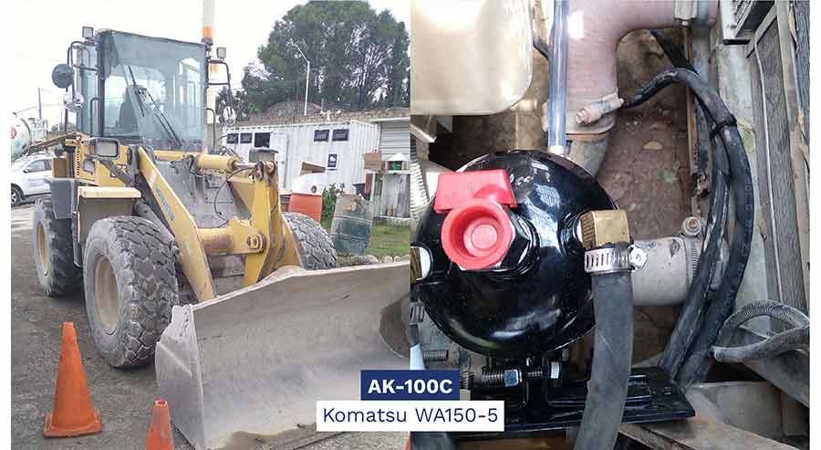 AK-100C KOMATSU WA150-5