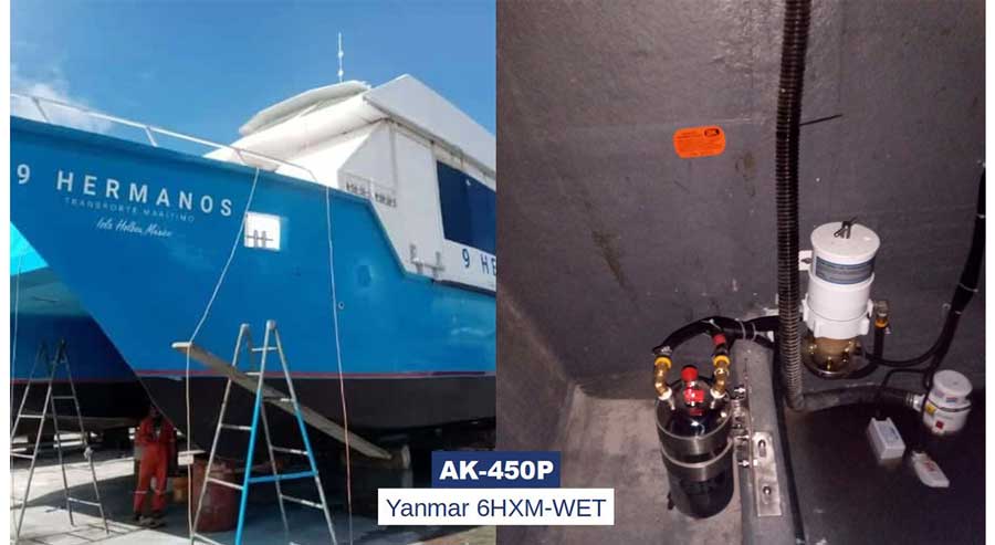 Yanmar 6HXM WET AK 450P